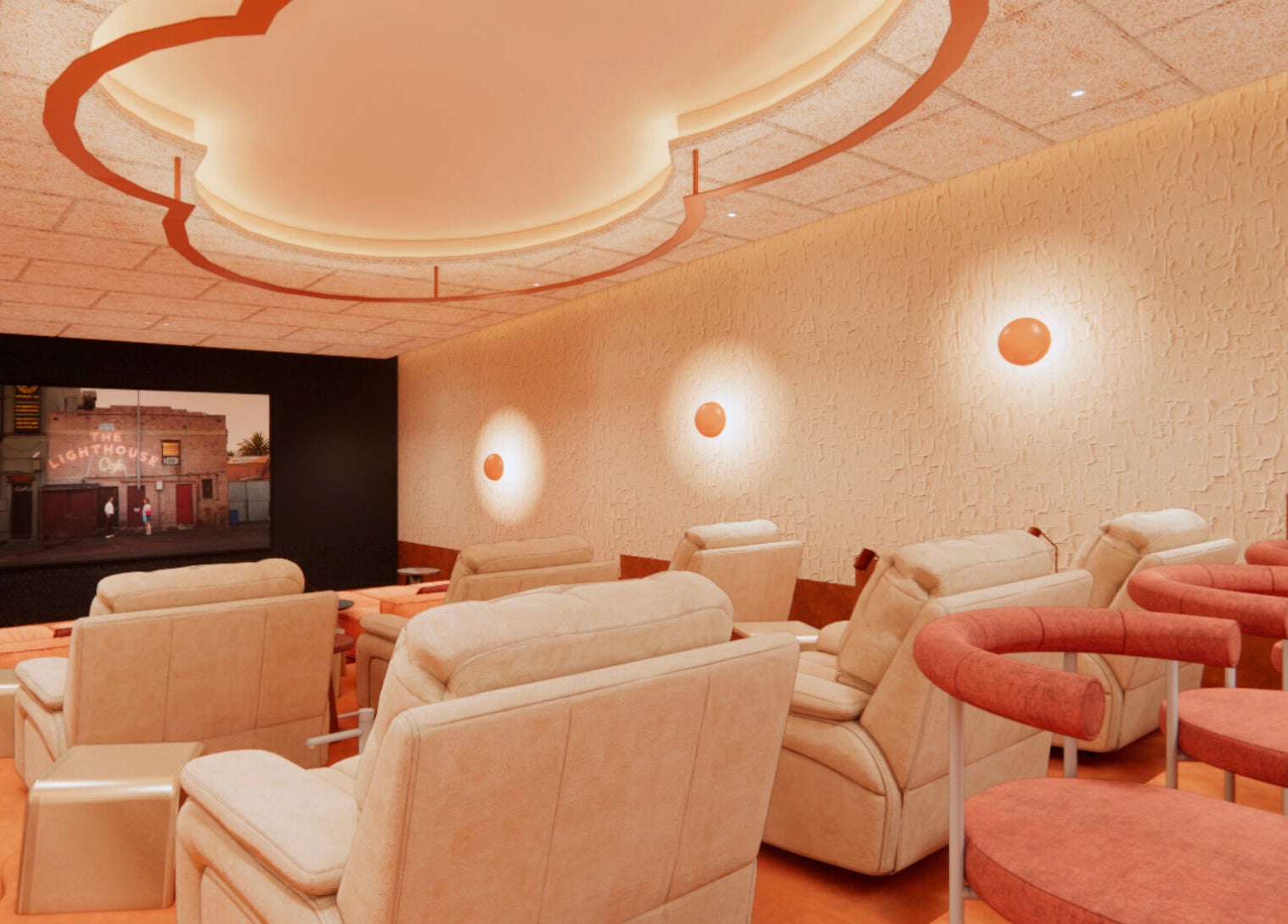 Luxurious seating at Popcorn Nail Studio in Bali, Bali, ID. Relaxing ambiance for wellness indulgence.