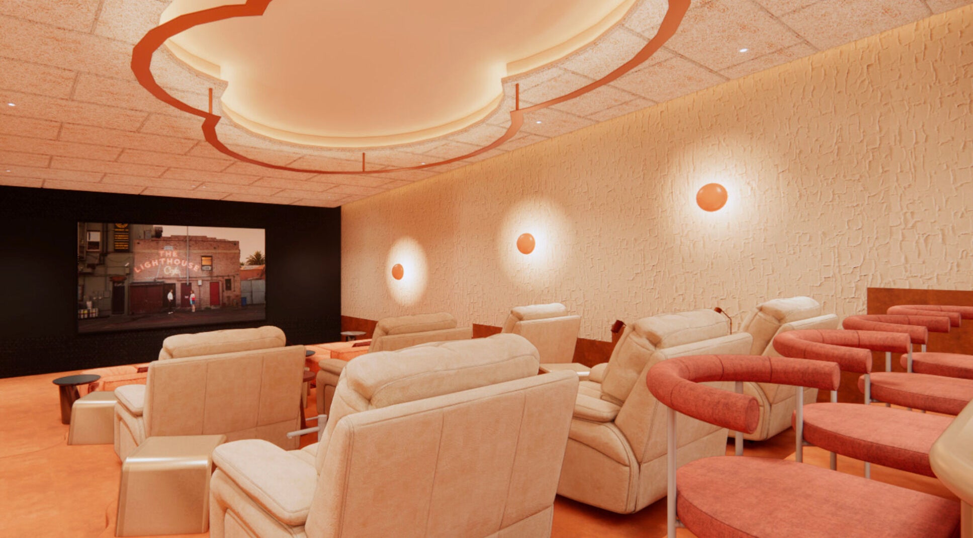 Luxurious seating at Popcorn Nail Studio in Bali, Bali, ID. Relaxing ambiance for wellness indulgence.