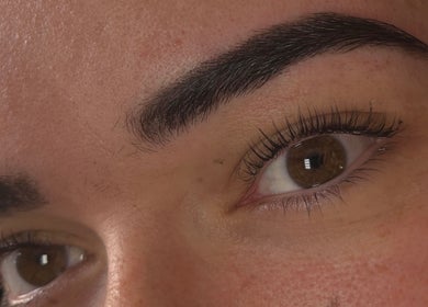 Beautifully styled eyebrows and lashes by Cherry Lashes|Brows by Anna Dunlop in Ayr, Scotland, GB.