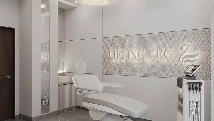 Modern treatment room at Lifting Pro Face and Body Treatments Spa in Dubai, Dubai, AE.