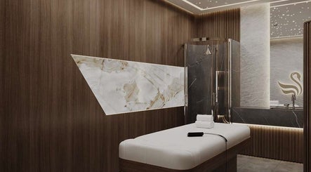 Luxury therapy room at Lifting Pro Face and Body Treatments Spa, Dubai, Dubai, AE. Elegant design with cozy ambiance.