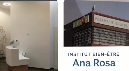 Entrée contemporaine de l'Institut Bien-être Ana Rosa à Esch-sur-Alzette, LU.