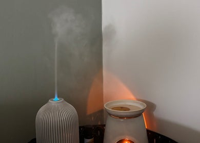 Relaxing aromatherapy diffuser at Bare Skin Clinic, Ashington, England, GB enhancing tranquility.