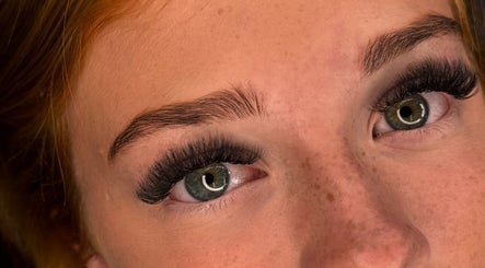 Close-up of styled eyelashes at Lash J Kreation, Cork, County Cork, IE.
