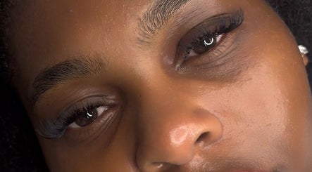 Close-up of expertly crafted lash extensions at Lash J Kreation, Cork, County Cork, IE.