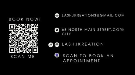 Scan to book at Lash J Kreation, 68 North Main Street, Cork, County Cork, IE.
