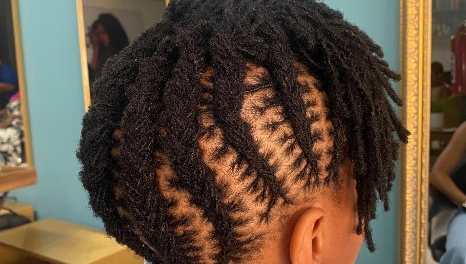 Stylish dreadlock hairstyle at Nubian Crown Durban, located in Durban, Kwazulu-Natal, ZA.