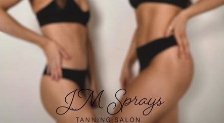 Models showcasing tans at JM Sprays, CRIEFF, Scotland, GB with signature bikini styles.