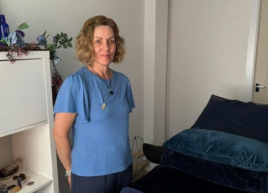 Therapist at Natural Balance Holistic Therapy in Allerton Bywater, England, GB. Cozy and welcoming treatment room.