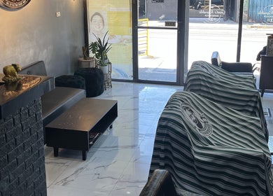 Stylish interior of Hair Republic Barber Salon and Spa (Calamba Branch) in Calamba, Calabarzon, PH.