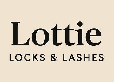 Logo of Lottie Locks & Lashes, a beauty and wellness venue in Irvine, Scotland, GB.