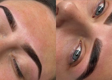 Expert eyebrow treatment at Elzyt Brows by Patricija, Drogheda, County Louth, IE, showcasing detailed precision.
