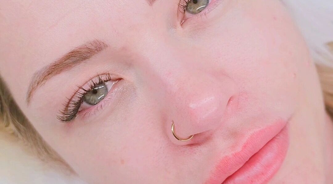 Close-up of eyelash extensions done at Triple Moon Beauty, Mandurah, Western Australia, AU.