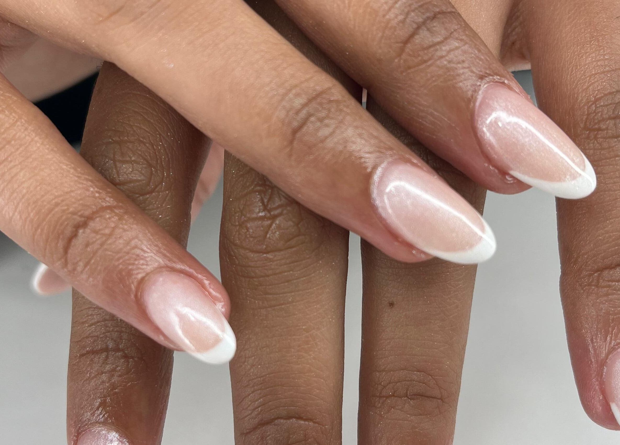 Elegant manicured nails at Glow Gang Studio in Cape Town, Western Cape, ZA, showcasing expert nail artistry.