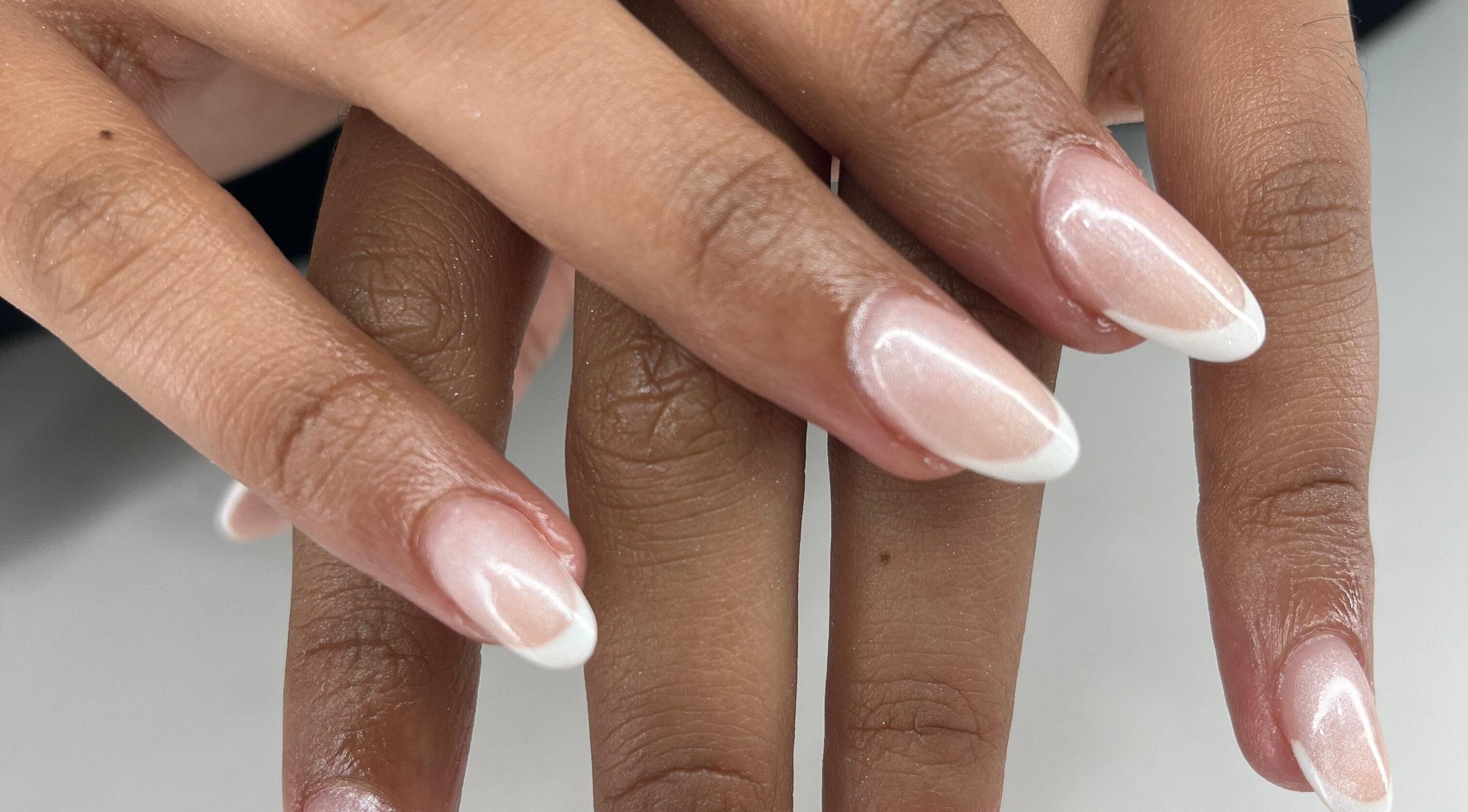 Elegant manicured nails at Glow Gang Studio in Cape Town, Western Cape, ZA, showcasing expert nail artistry.