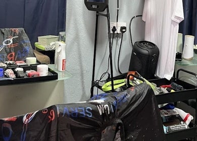 Aisy’s Cut in Gombak, Selangor, MY features a modern styling station with products and tools.
