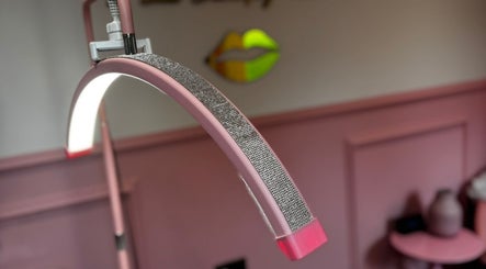 Elegant beauty light at Mirabellabymegan, Newcastle-under-lyme, England, GB enhancing salon ambiance.