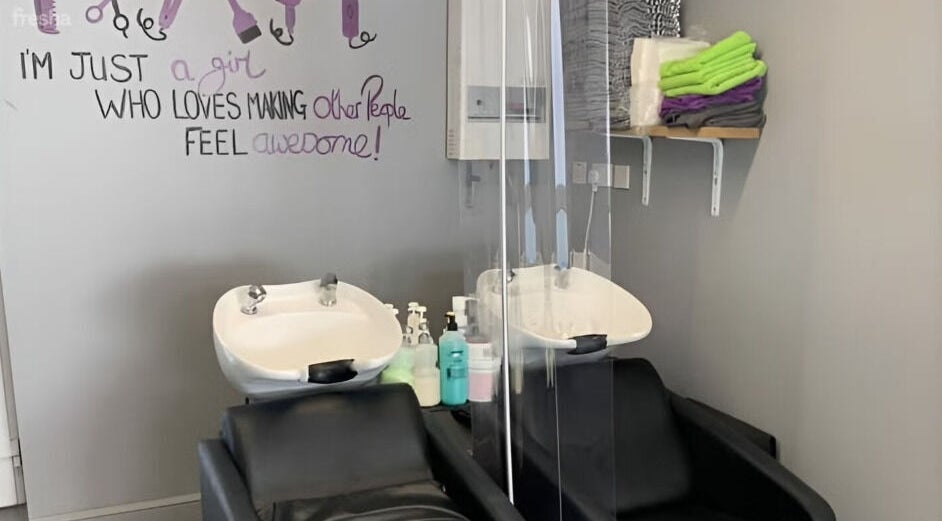 Chic hair wash station at The Hair Project, Ramsey, England, GB offering top-notch salon experience.
