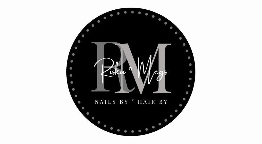 Logo for Nails By Riska ° Hair by Megs in Potchefstroom, North West, ZA.