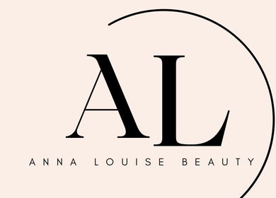 Anna Louise Beauty logo on a soft pink background, representing the venue in Devizes, England, GB.