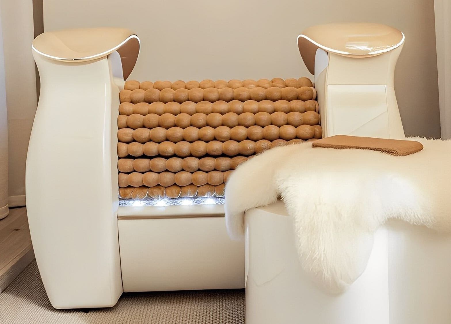 Relaxation machine at The Body Roll Studio, Auckland, Auckland, NZ, featuring a cozy, modern design.