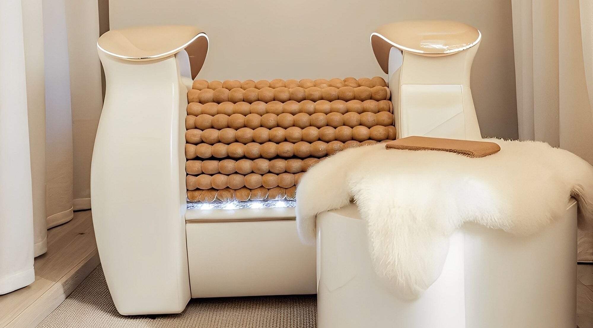 Relaxation machine at The Body Roll Studio, Auckland, Auckland, NZ, featuring a cozy, modern design.