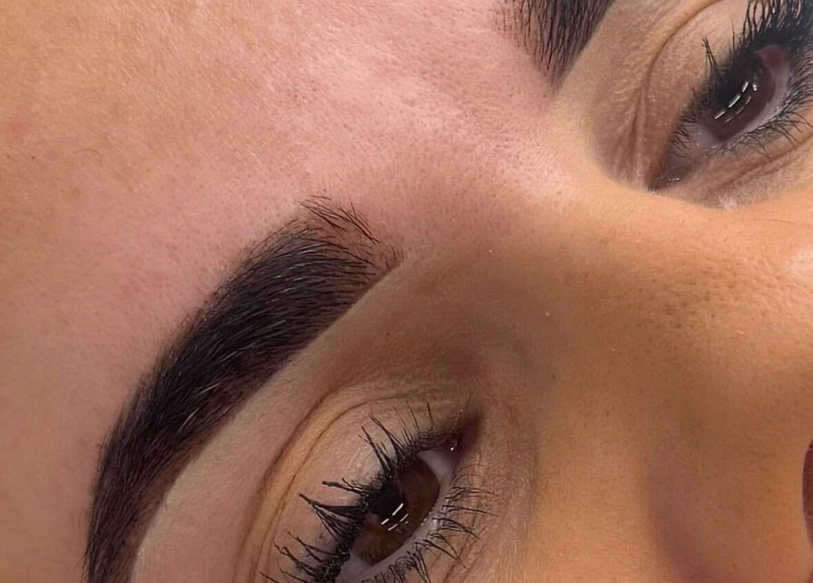 Perfectly styled eyebrows at Glam Up by Lex, Coventry, England, GB.