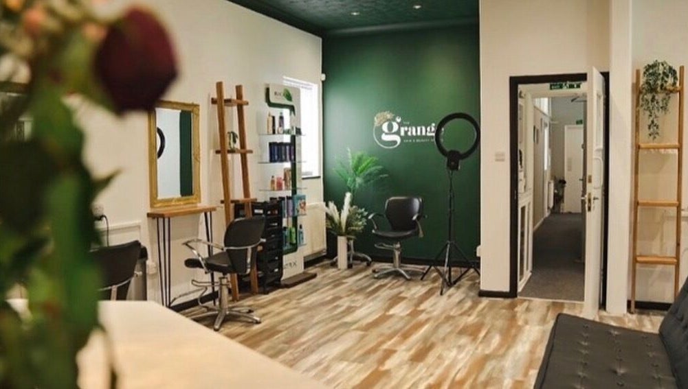 Modern styling chairs and elegant decor at Megan Hair, Norwich, England, GB for a sleek salon experience.