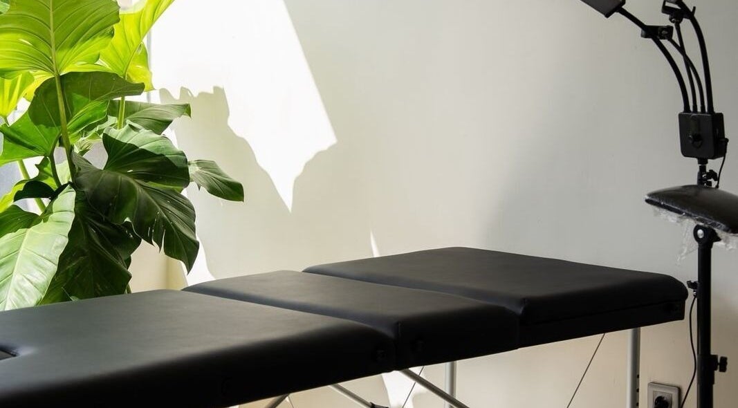 Tattoo bed at Amor Fati Tattoo Studio with peaceful vibes in Bali, Bali, ID.