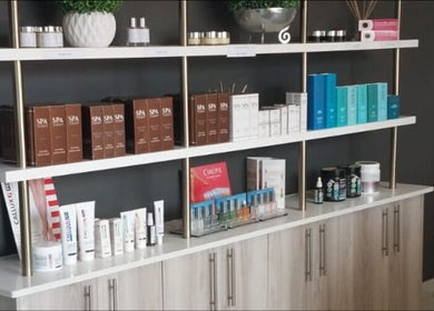 Display of beauty products at Glow Align, Pretoria, Gauteng, ZA showcasing premium skincare essentials.
