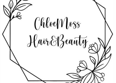 ChloeMossHair&Beauty's elegant floral logo design in Sudbrooke, England, GB.