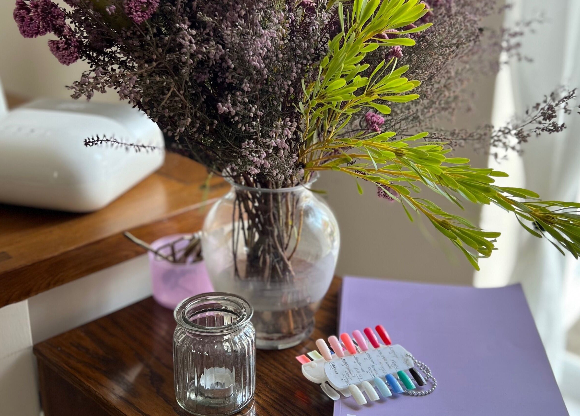 Elegant floral arrangement at Solely Elegant, Thornaby, England, GB, enhancing a relaxing atmosphere.