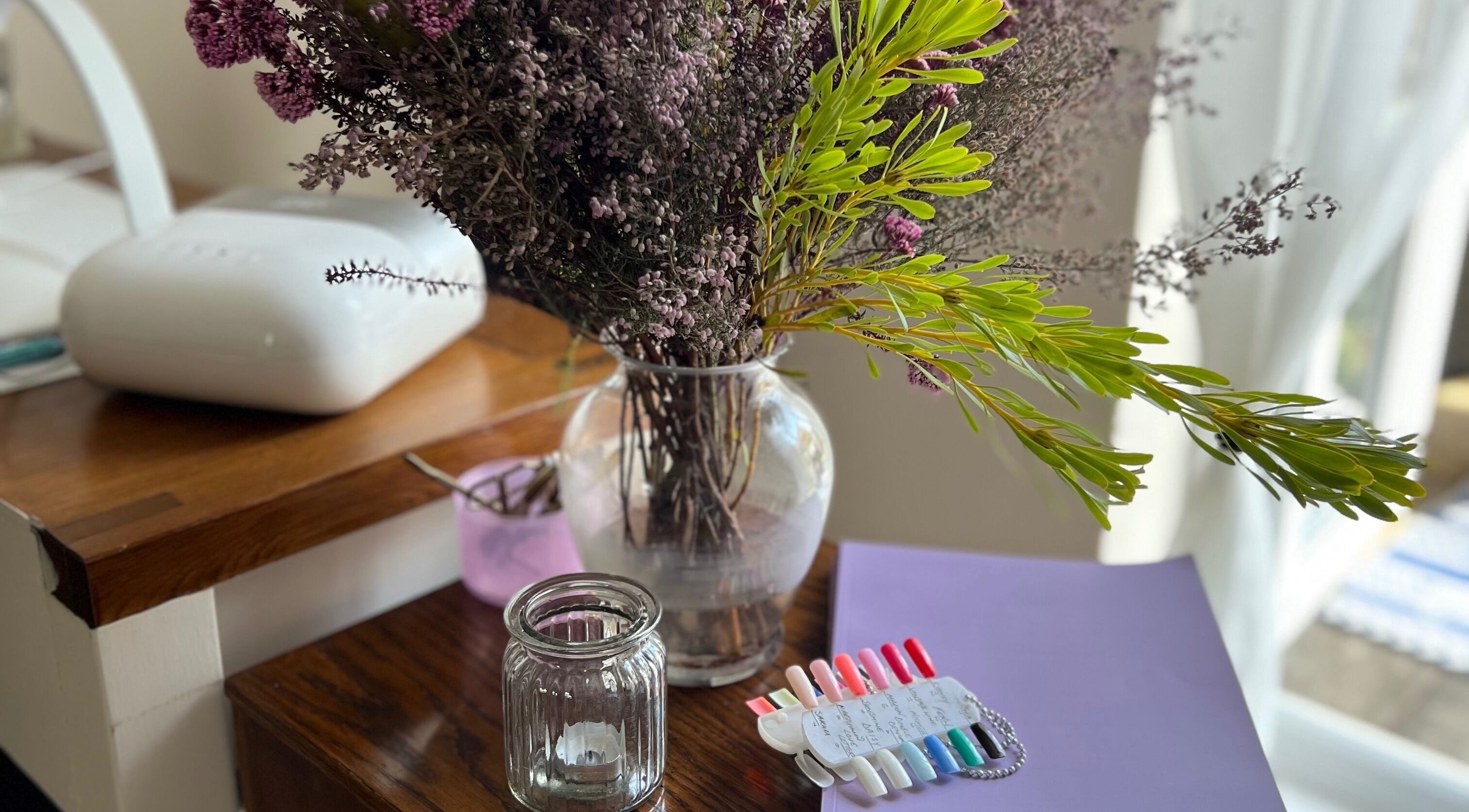 Elegant floral arrangement at Solely Elegant, Thornaby, England, GB, enhancing a relaxing atmosphere.