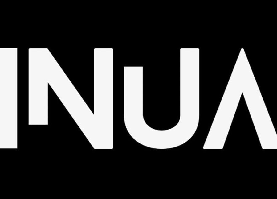 Inua Spa logo in bold white text on black background in Yarmouth, Nova Scotia, CA.