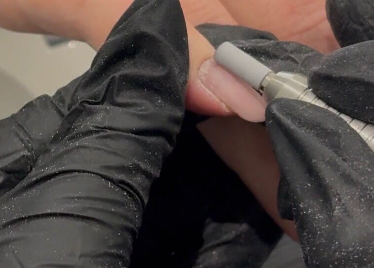 Expert nail shaping at Nails by Kirsty in Balbriggan, County Dublin, IE. Precision manicure service.