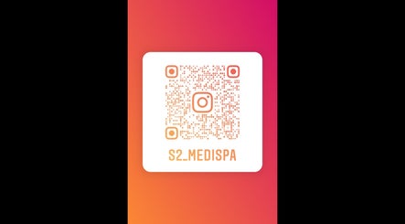 S2 Med Spa Instagram QR code for easy access, located in Montréal, Québec, CA.