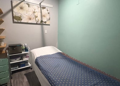 Tranquil massage room at Apple Maples Today Thai massage&Beauty, Las Vegas, Nevada, US.