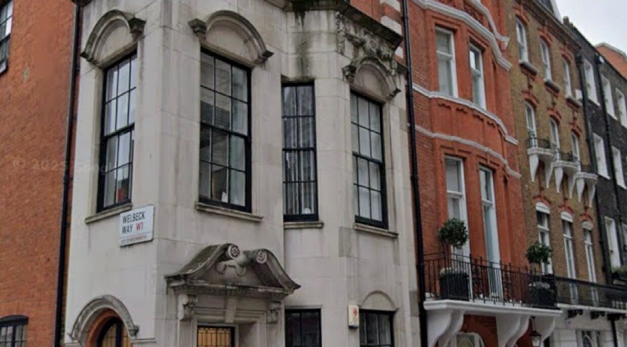 Charming historical building exterior of Lash Extensions London in London, England, GB.