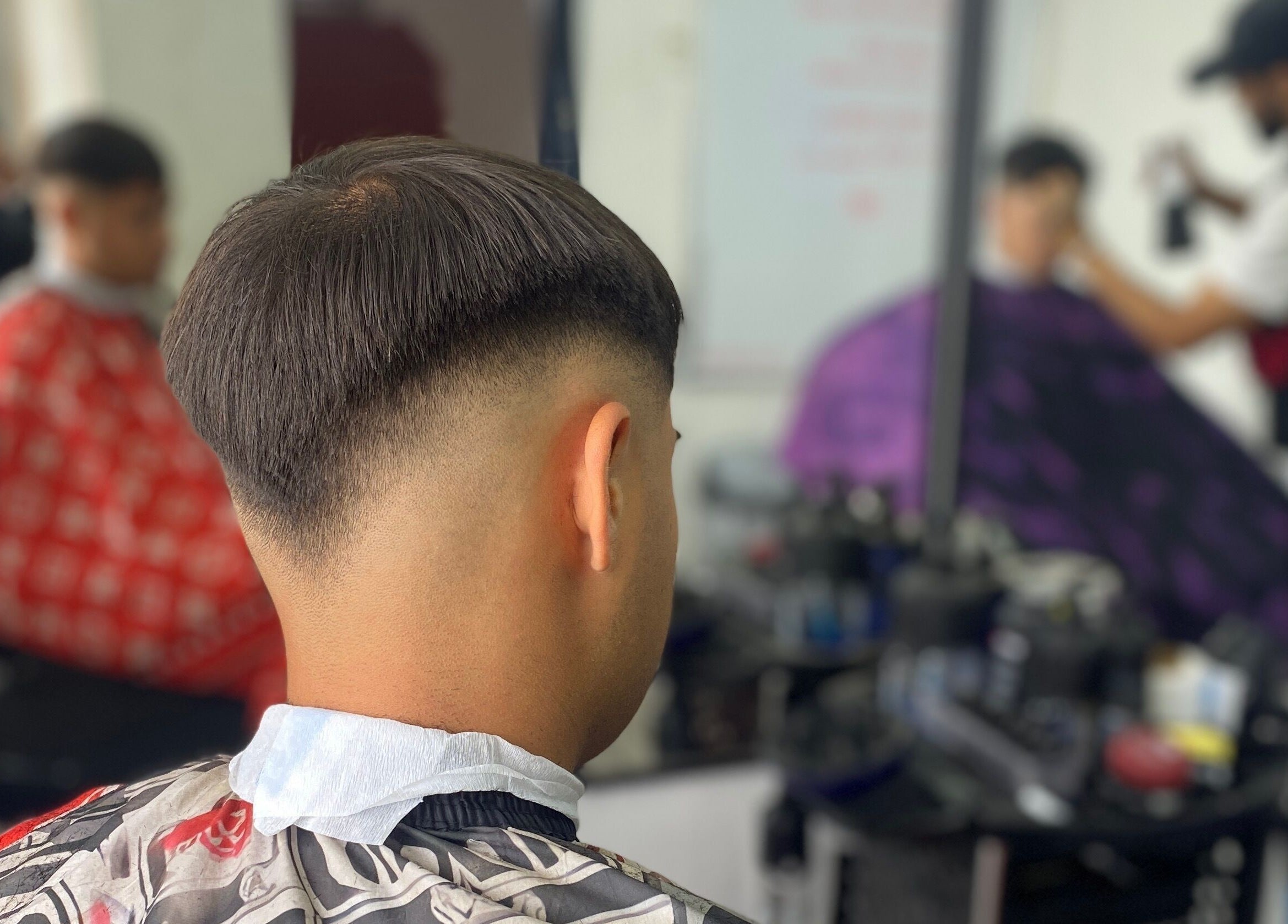 Corte de cabello moderno en Un Acicale con sebinha.ondcuts, San Bernardo, Región Metropolitana, CL.