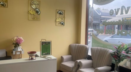 Inviting seating area at Revive Thai Massage, Eastwood, South Australia, AU with elegant decor and natural light.