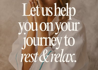 Inspirational message at Mina Beauty & Massage, Mermaid Beach, Queensland, AU for rest and relaxation.