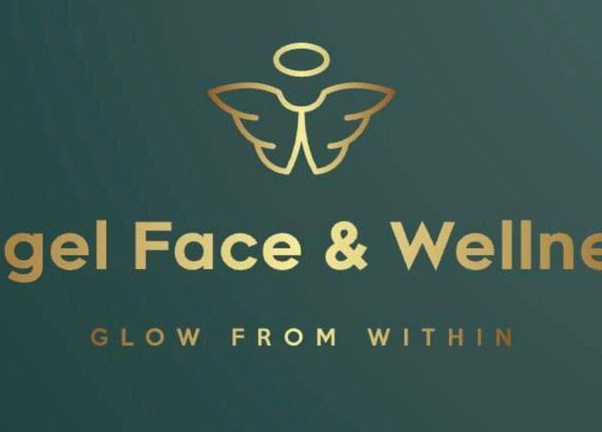 Elegant logo of Angel Face & Wellness in Milano, Lombardia, IT with a golden angelic design.
