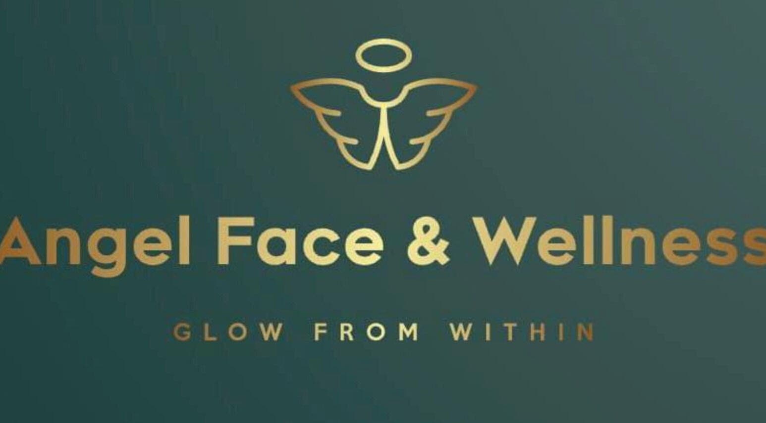 Elegant logo of Angel Face & Wellness in Milano, Lombardia, IT with a golden angelic design.