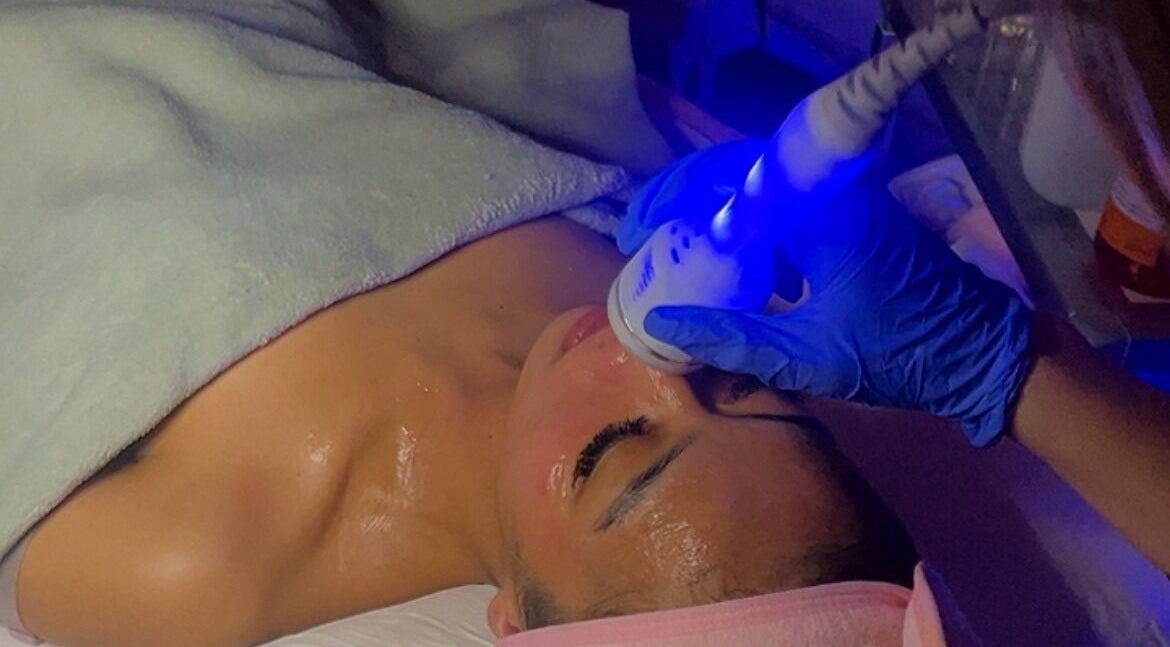 Facial treatment at Angel Face & Wellness in Milano, Lombardia, IT, highlighting skin glow enhancement.