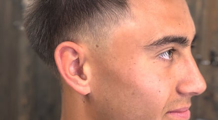 Close-up of a sharp fade haircut at Kez Cutz, Isle Of Man, Onchan, IM.