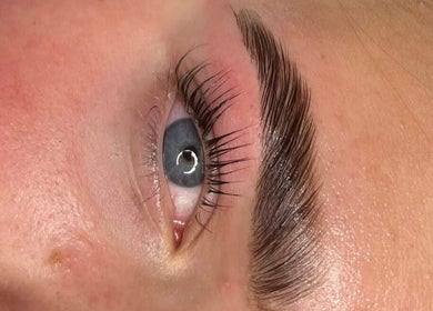 Close-up of beautifully groomed eyebrow at Beauty & Aesthetics By Lil, Bradford, England, GB.