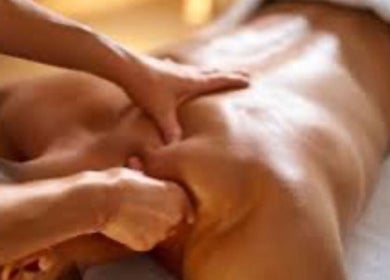 Massage session at Vivid Volume in Wakefield, England, GB, showcasing expert therapy techniques.