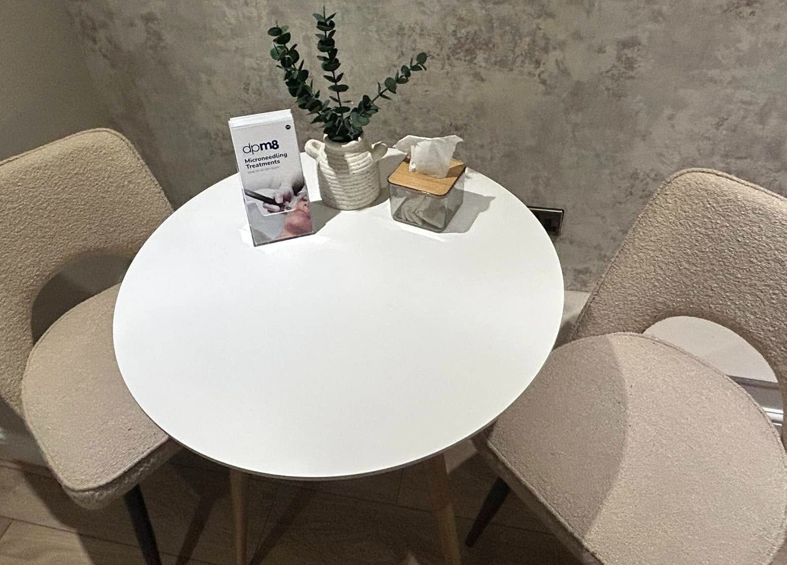 Elegant seating with brochure at The Retreat at Ritual Ramsbottom, Ramsbottom, England, GB.