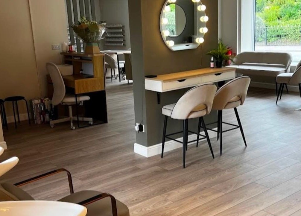 Chic interior of The Retreat at Ritual Ramsbottom, Ramsbottom, England, GB with modern decor and seating.