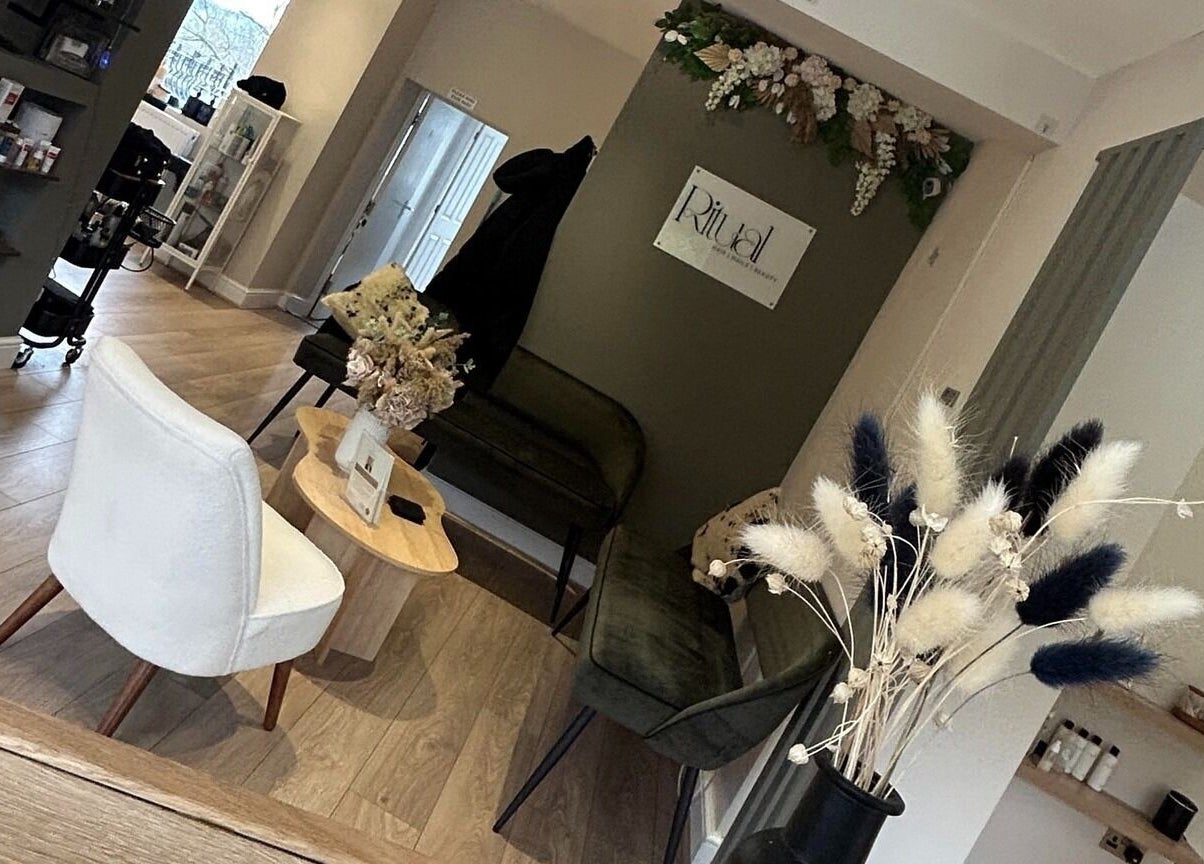 Cozy lounge at The Retreat at Ritual Ramsbottom, Ramsbottom, England, GB showcasing chic decor and seating.